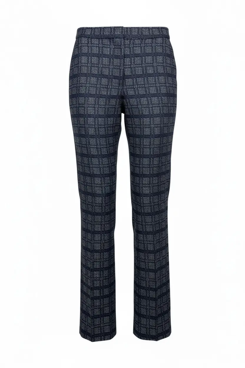 Pantalón punto Roma (azul)